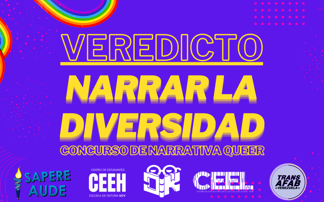Veredicto de Narrar la diversidad: concurso de narrativa queer