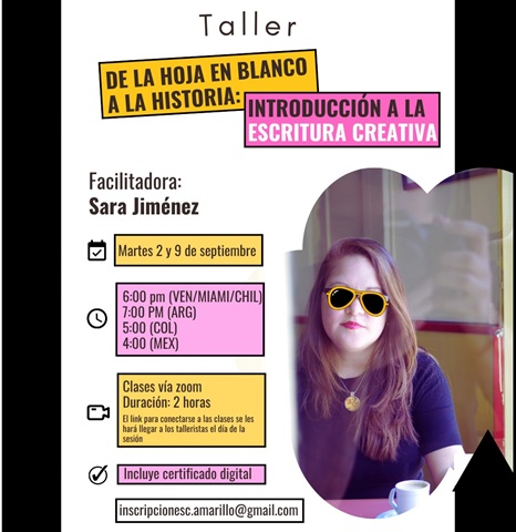 De la hoja en blanco a la historia: introducción a la escritura creativa
